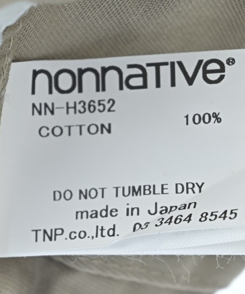 nonnative（ノンネイティブ）キャップ ベージュ サイズ:- メンズ/2200672342585