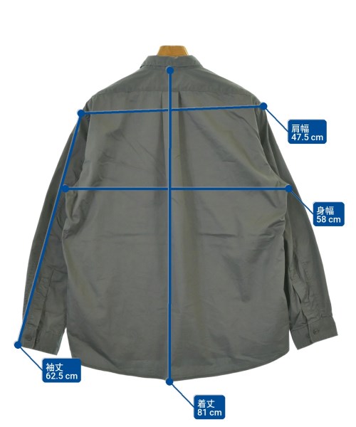 nonnative（ノンネイティブ）カジュアルシャツ グレー サイズ:1(M位) メンズ/2200677910079