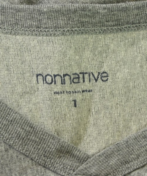 nonnative（ノンネイティブ）Tシャツ・カットソー グレー サイズ:1(M位) メンズ/2200679131076