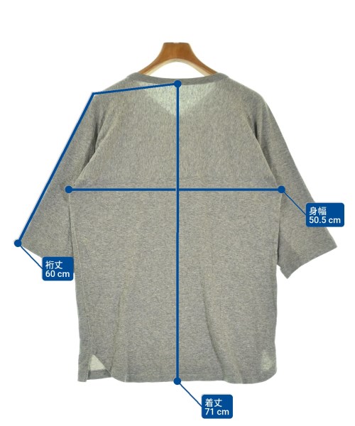 nonnative（ノンネイティブ）Tシャツ・カットソー グレー サイズ:1(M位) メンズ/2200679131076