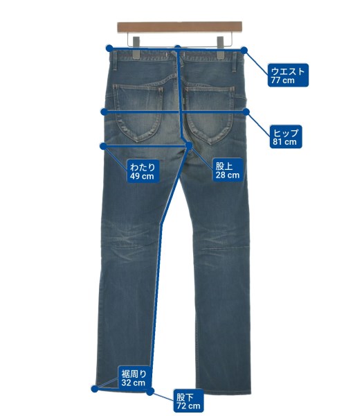 nonnative（ノンネイティブ）デニムパンツ 紺 サイズ:0(S位) メンズ/2200689088025