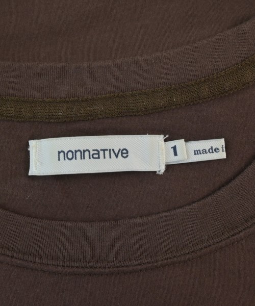 nonnative（ノンネイティブ）Tシャツ・カットソー 茶 サイズ:1(M位) メンズ/2200697848048