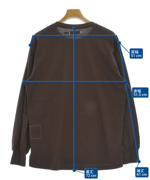 nonnative（ノンネイティブ）Tシャツ・カットソー 茶 サイズ:1(M位) メンズ/2200697848048