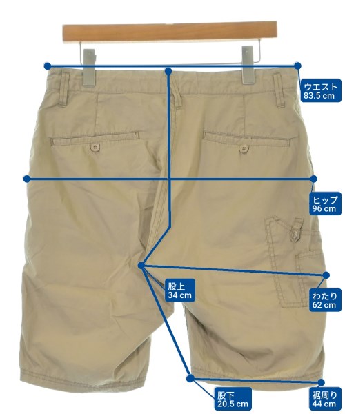 nonnative（ノンネイティブ）ショートパンツ 茶 サイズ:2(L位) メンズ/2200700664078