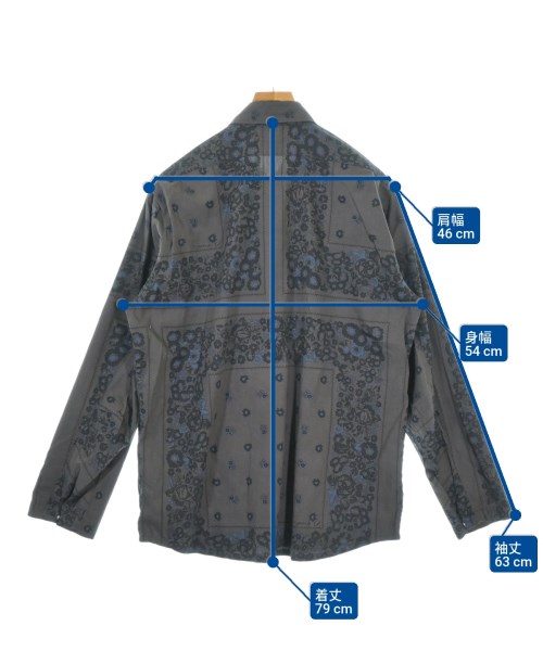 nonnative（ノンネイティブ）カジュアルシャツ グレー サイズ:2(L位) メンズ/2200699511032