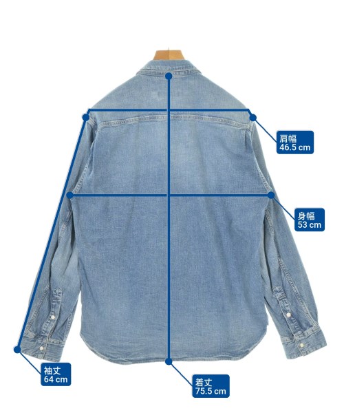 nonnative（ノンネイティブ）カジュアルシャツ 青 サイズ:2(L位) メンズ/2200699511049