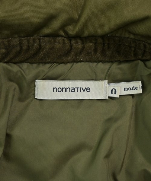 nonnative（ノンネイティブ）ダウンジャケット/ダウンベスト カーキ サイズ:0(S位) メンズ/2200698260030