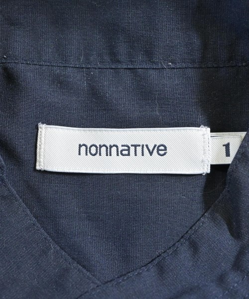 nonnative（ノンネイティブ）カジュアルシャツ 紺 サイズ:1(M位) メンズ/2200650672048