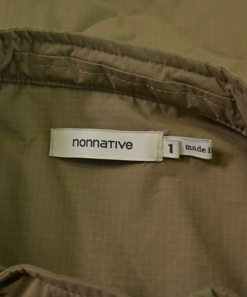 nonnative（ノンネイティブ）ダウンジャケット/ダウンベスト 茶 サイズ:1(M位) メンズ/2200657373016