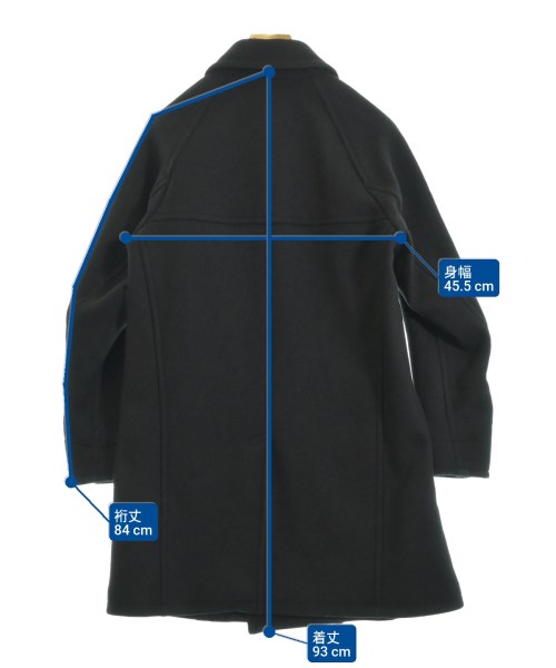 nonnative（ノンネイティブ）ピーコート 黒 サイズ:0(S位) メンズ/2200658199011