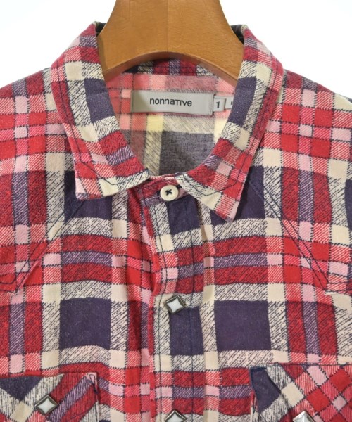 nonnative（ノンネイティブ）カジュアルシャツ 赤 サイズ:1(M位) メンズ/2200658541049