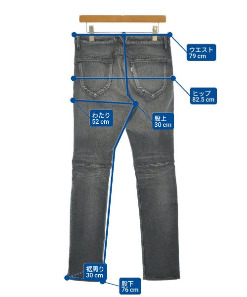 nonnative（ノンネイティブ）デニムパンツ グレー サイズ:1(M位) メンズ/2200653553054