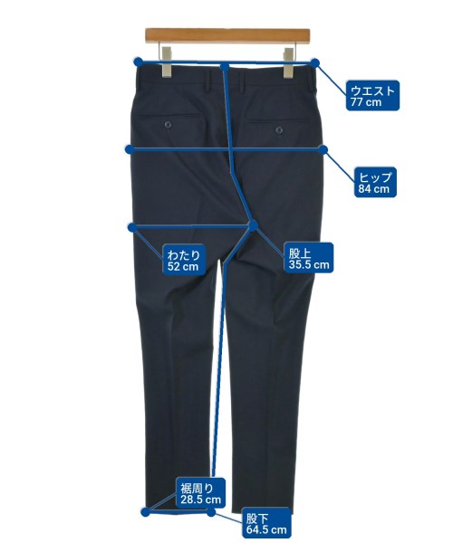 nonnative（ノンネイティブ）スラックス 紺 サイズ:0(S位) メンズ/2200659948038