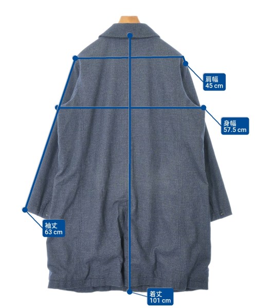 nonnative（ノンネイティブ）ステンカラーコート 紺 サイズ:1(M位) メンズ/2200657364014