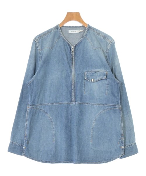 nonnative(ノンネイティヴ)カジュアルシャツ 青 サイズ:1(M位)/2200657364038