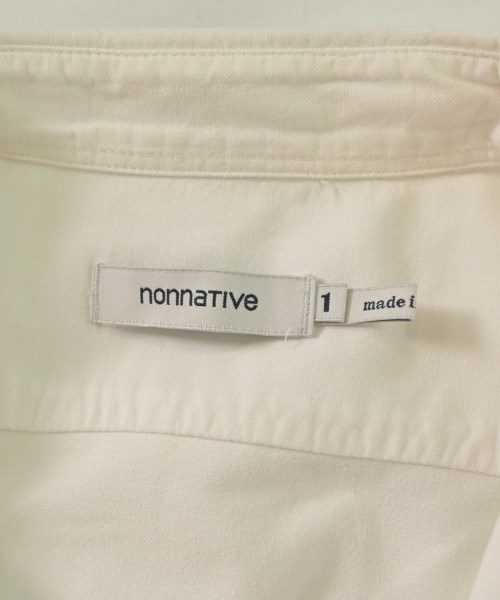nonnative（ノンネイティブ）カジュアルシャツ 白 サイズ:1(M位) メンズ/2200657364069
