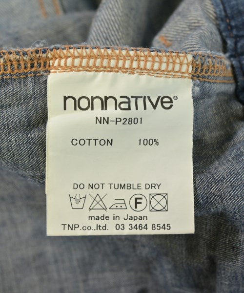 nonnative（ノンネイティブ）デニムパンツ 紺 サイズ:0(S位) メンズ/2200708724057