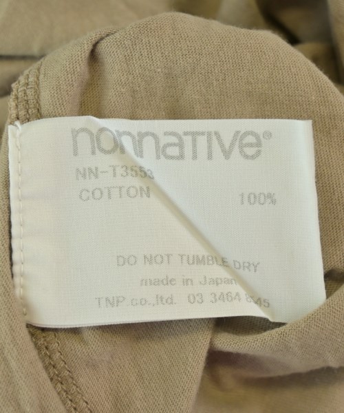 nonnative（ノンネイティブ）Tシャツ・カットソー ベージュ サイズ:1(M位) メンズ/2200714711119