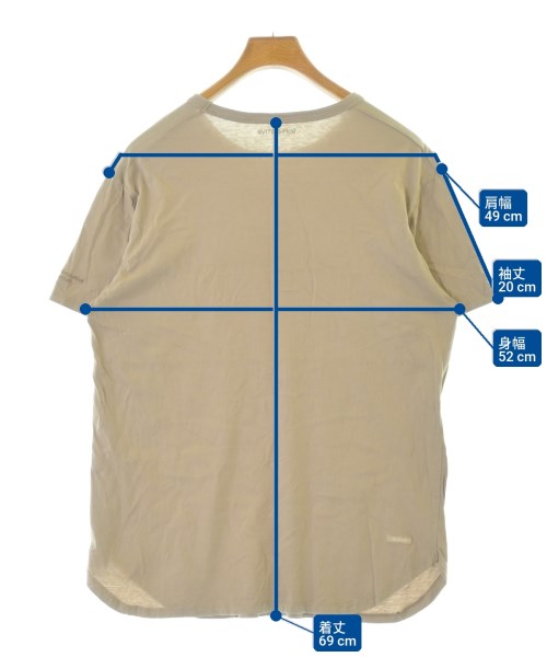 nonnative（ノンネイティブ）Tシャツ・カットソー ベージュ サイズ:1(M位) メンズ/2200714711119