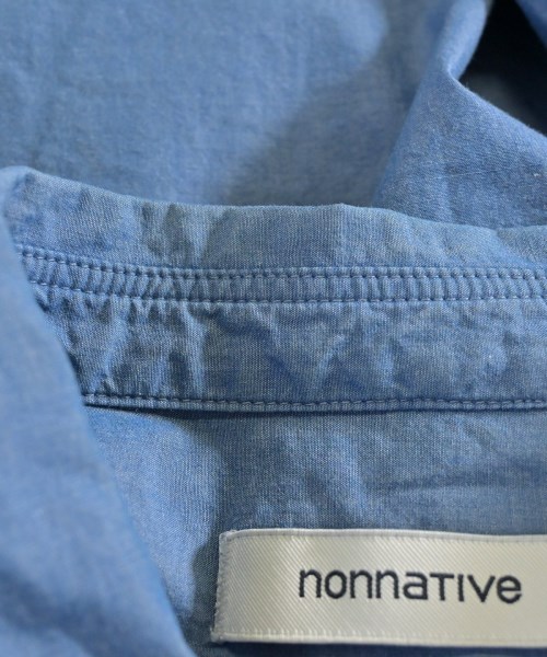 nonnative（ノンネイティブ）カジュアルシャツ 青 サイズ:1(M位) メンズ/2200716589082
