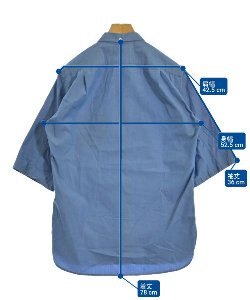 nonnative（ノンネイティブ）カジュアルシャツ 青 サイズ:1(M位) メンズ/2200716589082