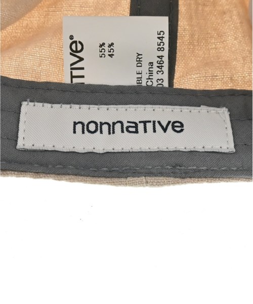nonnative（ノンネイティブ）キャップ ベージュ サイズ:- メンズ/2200645045161