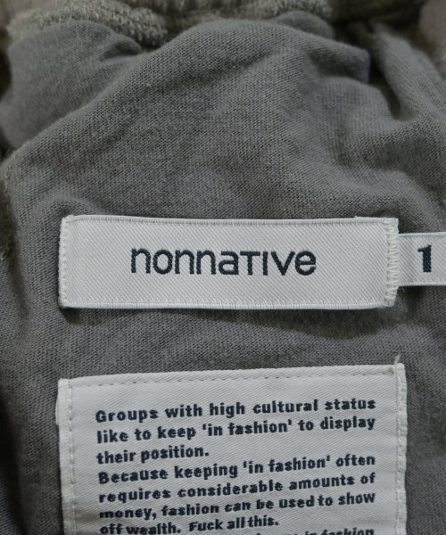 nonnative（ノンネイティブ）スウェットパンツ グレー サイズ:1(M位) メンズ/2200645988208
