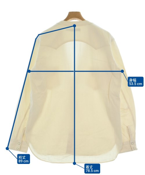 nonnative（ノンネイティブ）カジュアルシャツ 白 サイズ:2(L位) メンズ/2200643724037