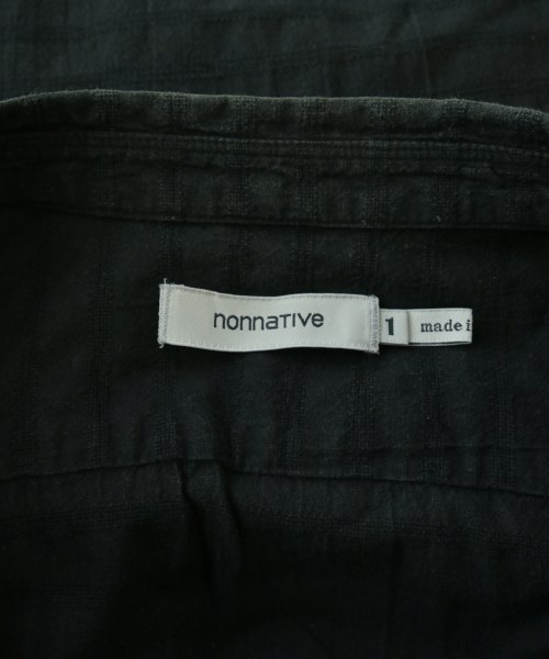 nonnative（ノンネイティブ）カジュアルシャツ 黒 サイズ:1(M位) メンズ/2200650250093