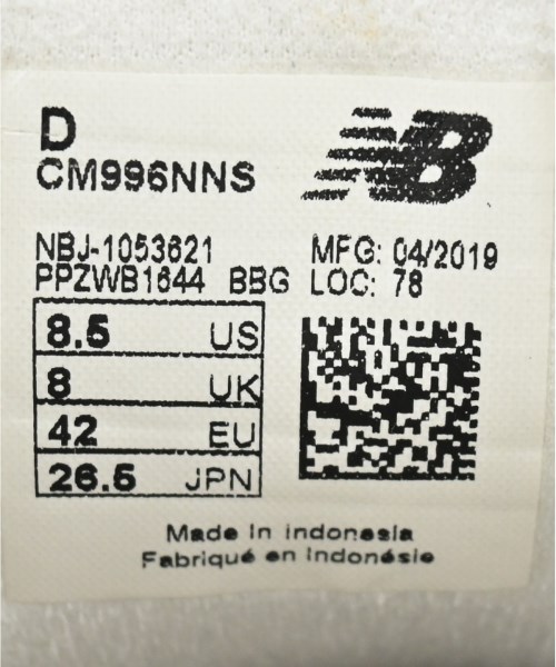 nonnative（ノンネイティブ）スニーカー グレー サイズ:26.5cm メンズ/2200650250161