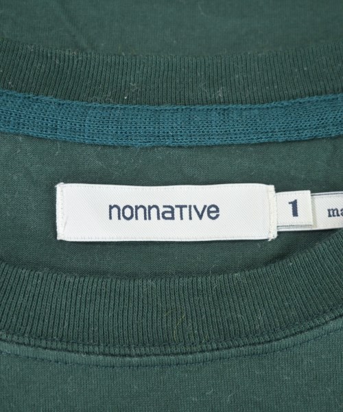nonnative（ノンネイティブ）Tシャツ・カットソー 緑 サイズ:1(M位) メンズ/2200649825042
