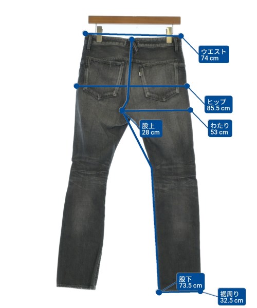 nonnative（ノンネイティブ）デニムパンツ グレー サイズ:0(S位) メンズ/2200642478139