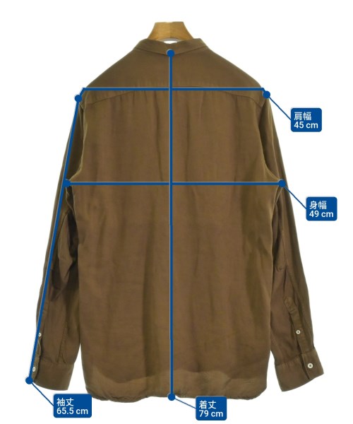 nonnative（ノンネイティブ）カジュアルシャツ 茶 サイズ:2(L位) メンズ/2200653661025