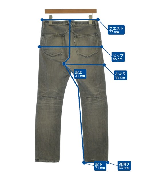 nonnative（ノンネイティブ）デニムパンツ グレー サイズ:0(S位) メンズ/2200654178089