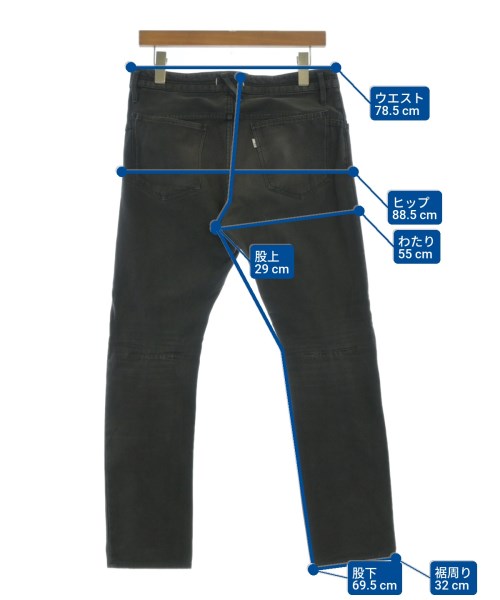 nonnative（ノンネイティブ）デニムパンツ 黒 サイズ:1(M位) メンズ/2200654178096