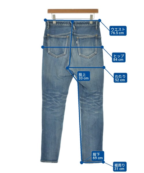 nonnative（ノンネイティブ）デニムパンツ 青 サイズ:0(S位) メンズ/2200708045053