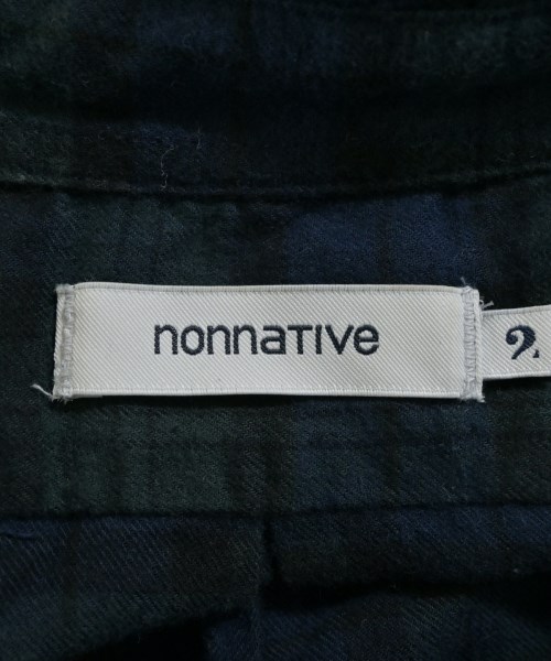 nonnative（ノンネイティブ）カジュアルシャツ 紺 サイズ:2(L位) メンズ/2200661271186