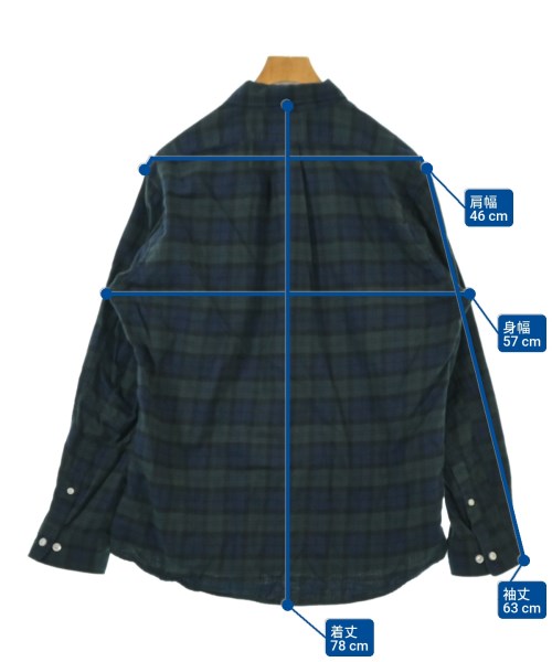 nonnative（ノンネイティブ）カジュアルシャツ 紺 サイズ:2(L位) メンズ/2200661271186