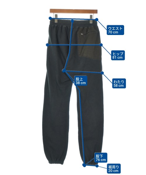 nonnative（ノンネイティブ）スウェットパンツ 黒 サイズ:1(M位) メンズ/2200662384021