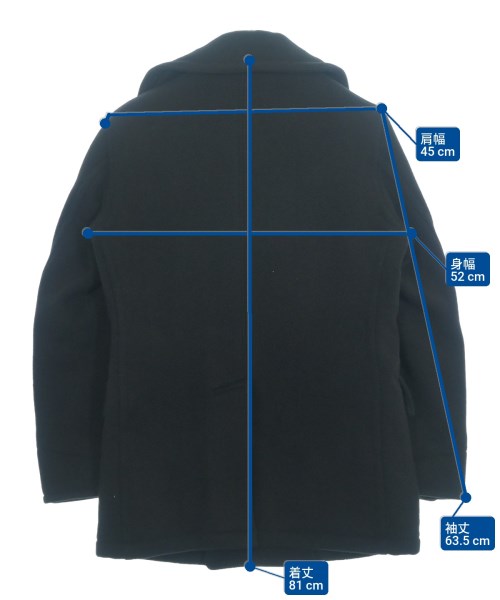 nonnative（ノンネイティブ）ピーコート 黒 サイズ:1(M位) メンズ/2200662662020