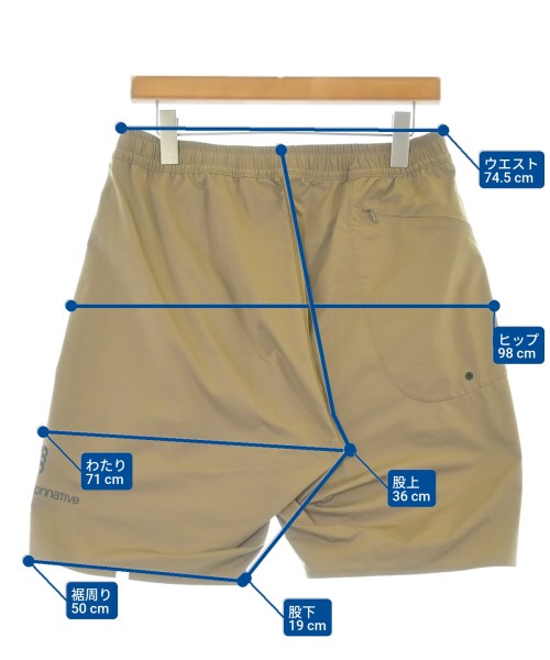 nonnative（ノンネイティブ）ショートパンツ 茶 サイズ:1(M位) メンズ/2200666108012