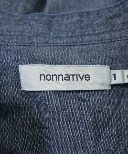 nonnative（ノンネイティブ）カジュアルシャツ 紺 サイズ:1(M位) メンズ/2200666401090