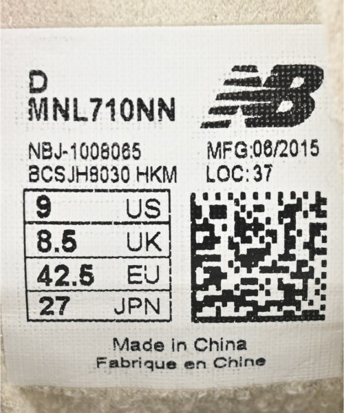 nonnative（ノンネイティブ）スニーカー ベージュ サイズ:27cm メンズ/2200664005023