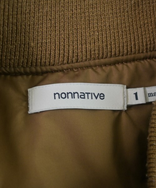 nonnative（ノンネイティブ）スタジャン 茶 サイズ:1(M位) メンズ/2200664005030