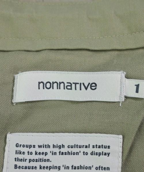 nonnative（ノンネイティブ）その他 カーキ サイズ:1(M位) メンズ/2200670762118