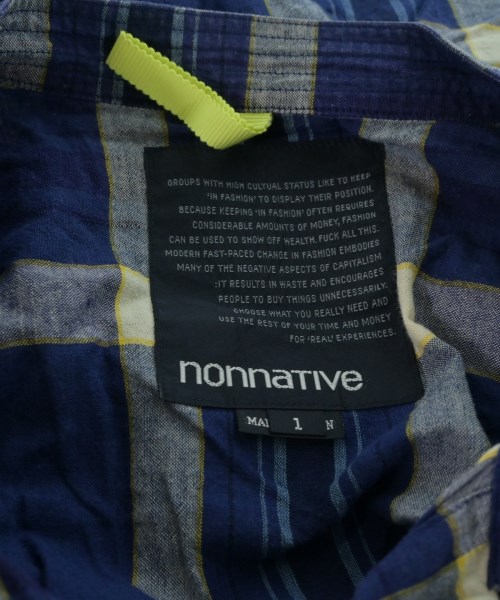 nonnative（ノンネイティブ）カジュアルシャツ 青 サイズ:1(M位) メンズ/2200725470166