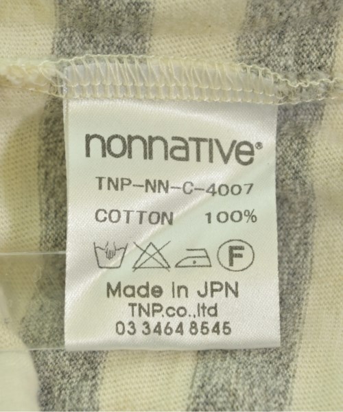 nonnative（ノンネイティブ）Tシャツ・カットソー グレー サイズ:1(M位) メンズ/2200725470227