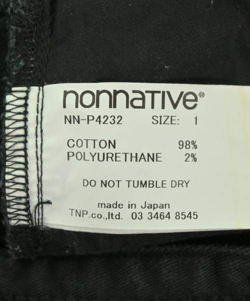 nonnative（ノンネイティブ）デニムパンツ 黒 サイズ:1(M位) メンズ/2200724971022