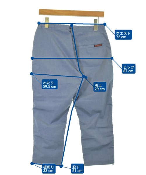 nonnative（ノンネイティブ）クロップドパンツ 青 サイズ:1(M位) メンズ/2200730692027