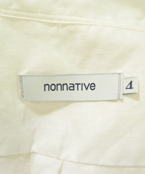 nonnative（ノンネイティブ）カジュアルシャツ 白 サイズ:4(XXL位) メンズ/2200720136081